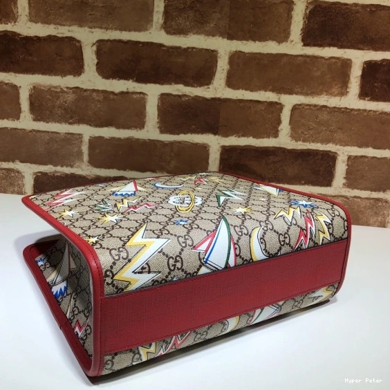 Hyper Peter GG tote space print Children's GUCCI bag 0709